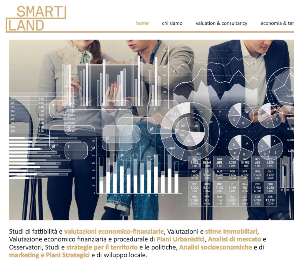 Homepage del sito Smartland