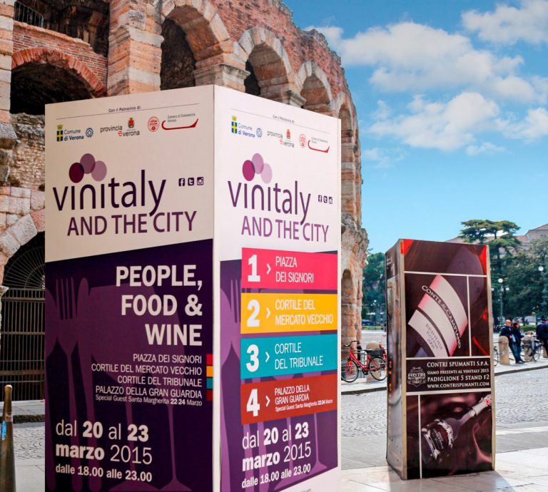 materiali per eventi e campagne Vinitaly and the City